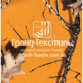 Тканина плащова Алова ОАК +чек фліс orange