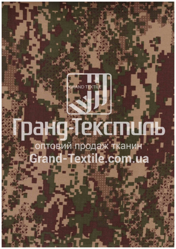Тканина Саржа браш камуфляж
